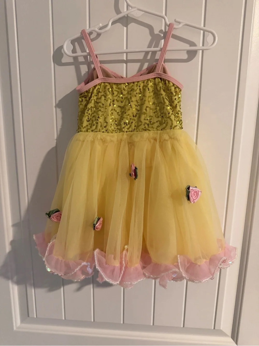 Weismann Yellow Princess Ballet Tutu Dress Child XS (4–6) Costume